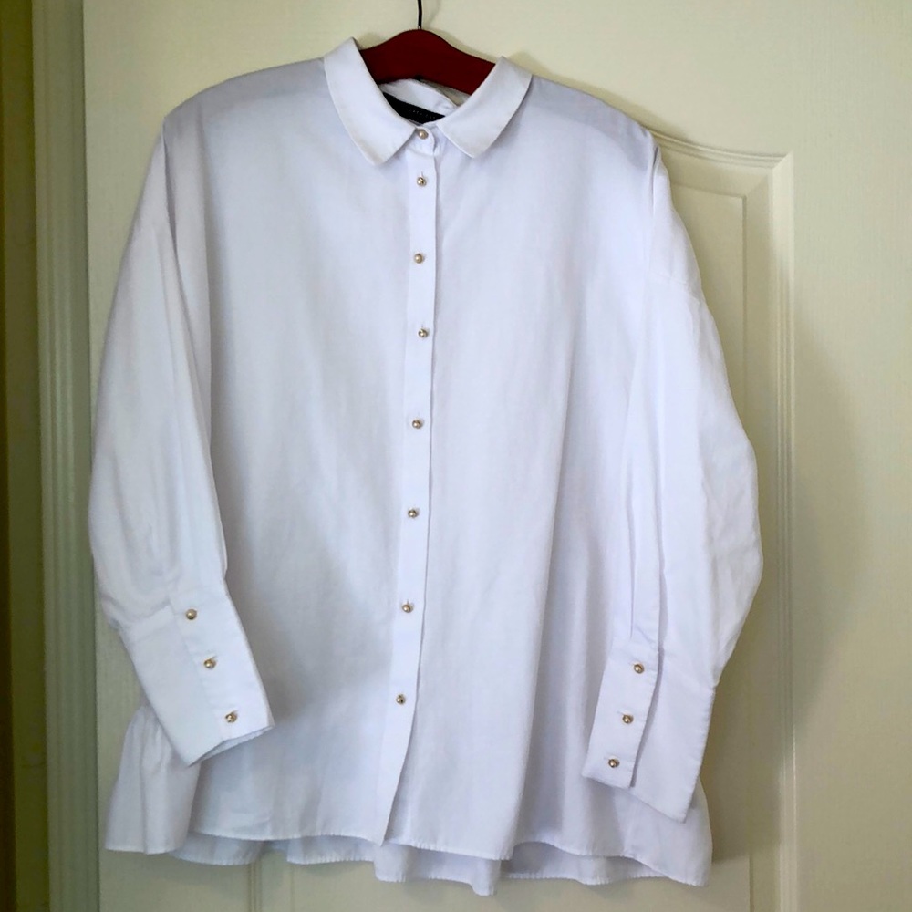 Zara button down shirt